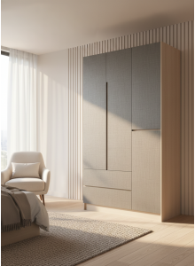 STOR系列--四門兩櫃桶衣櫃 