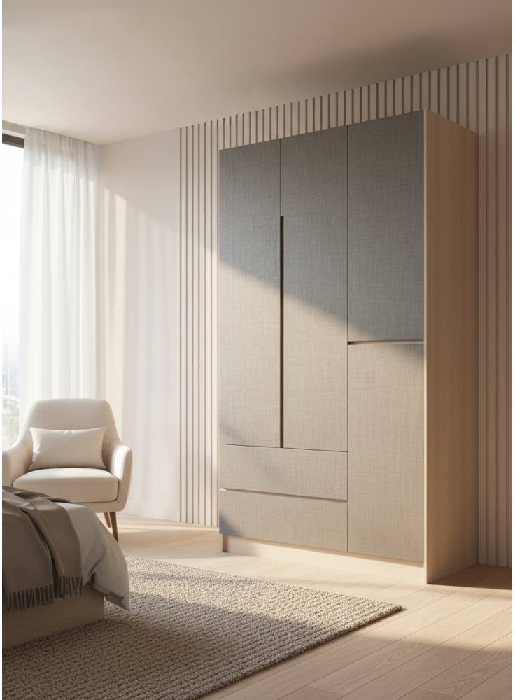 STOR系列--四門兩櫃桶衣櫃